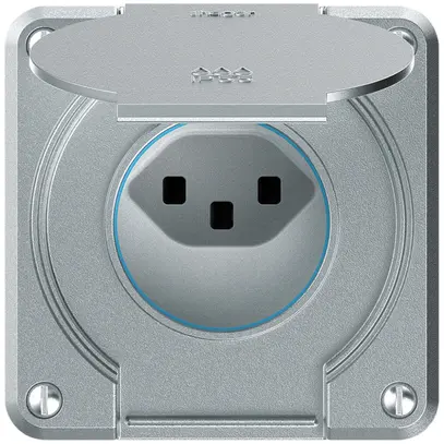 Presa INC robusto 1×tipo 23 IP55 alluminio 