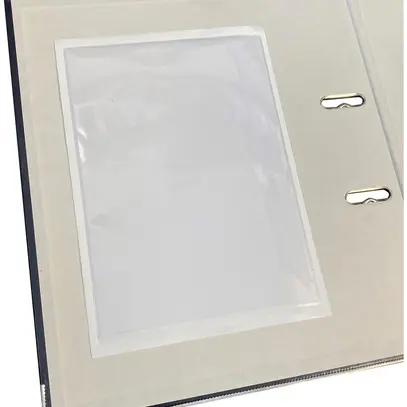 Schutzhülle ELBRO selbstklebend leer transparent 155×215mm Vinyl für A5 