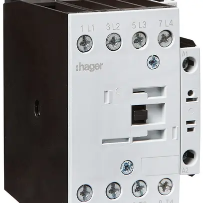 Leistungsschütz Hager 4P+1 S 32A bei AC-1 Spulenspannung 24VDC 