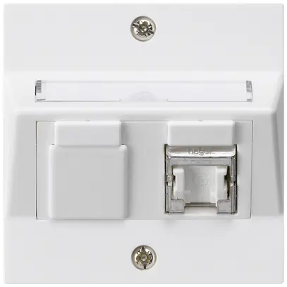 Kit di montaggio INC kallysto A cat.6 1RJ45/s bianco 