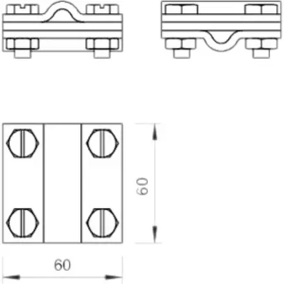 Kit de raccord en croix Bettermann 8…10mm 