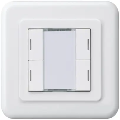 Poussoir ENC Hager basico C KNX quadruple LED blanc 