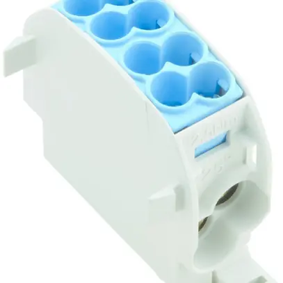 Bloc répartiteur Weidmüller WPD 101 2×25/2×16 1L connexion à vis TS35 bleu 