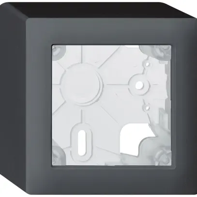 Boîtier AP kallysto anthracite h=54mm 