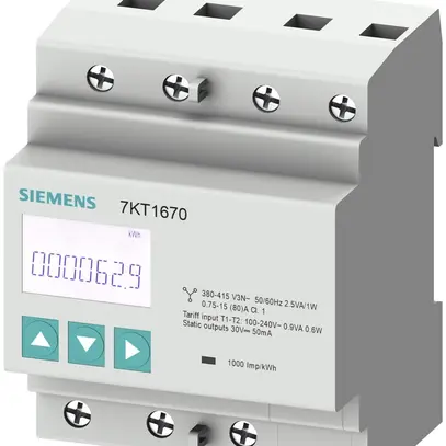 Apparecchio di misura Siemens SENTRON 3L M-Bus+MID L-L 400V, L-N 230V, 80A 