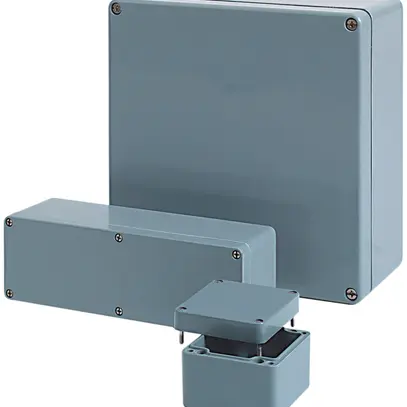 Coffret normalisé plastique renf. fibre Rose 75×80×75 