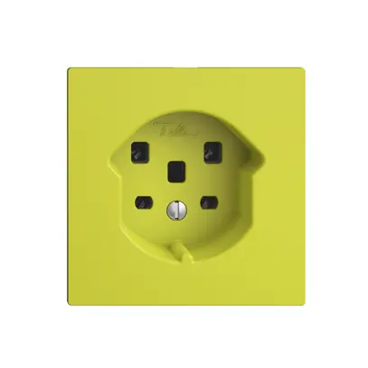 Prise ENC EDIZIOdue T25 16A lemon, bornes à vis 