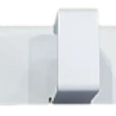 Pannello di rinvio 19'' ITplus 1UA, 5 staffe d'arrangiamento, kit mont., bianco 