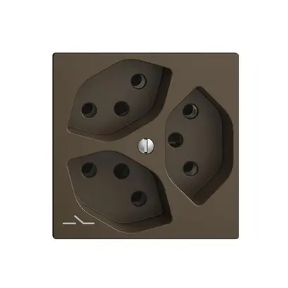 Prise ENC EDIZIOdue 3×T13 coffee 1×S 