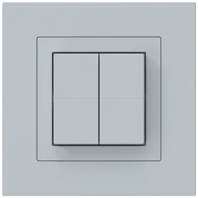 Poussoir sans fil Friends of Hue KPR, 4×, 94×94mm, gris clair 