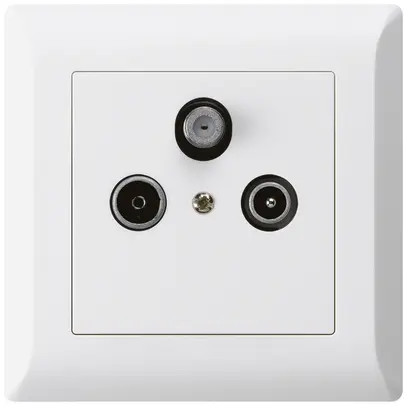 Presa INC kallysto.line R/TV/SAT bianco 