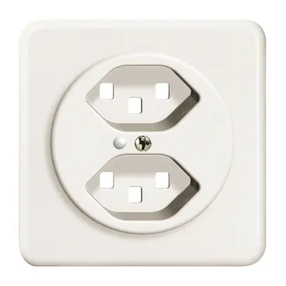 Kit frontale INC FH 2×T23 bianco 86×86mm con lente 