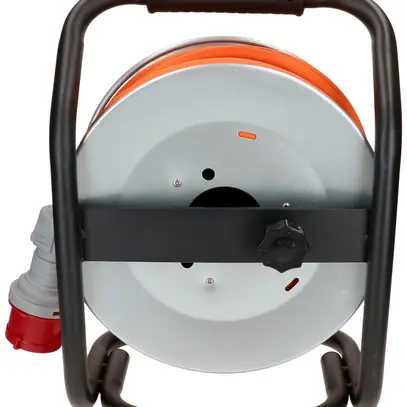 Enrouleur de câble MH maxReel acier 2×CEE16 1×T25 IP44 5×2.5mm² 25m IP44 