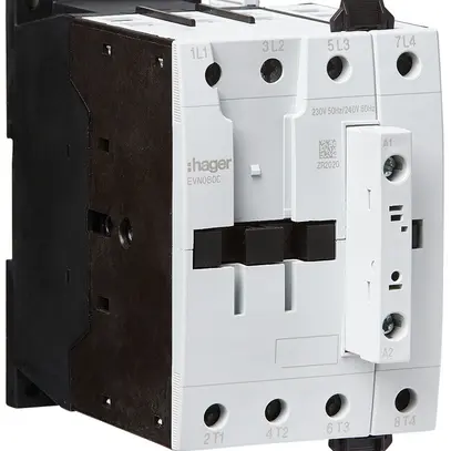 Contattore di potenza Hager 4P 80A da AC-1 tensione di bobina 230VAC 