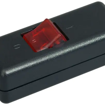 Interr. di cordone lum. ELBRO 10A 250V nero 