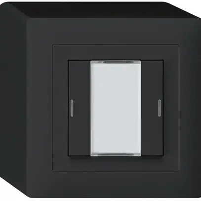 Tasto AP kallysto KNX 2×nero LED RGB s/e-link 