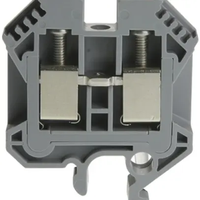 Morsetto di passaggio componibile Woertz 4…10mm² 57A 1000V vite 2×1 guida G gr 