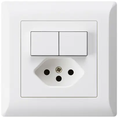 Combinaison ENC 2×A-R/1P+T13 blanc kallysto.line avec sécurité enfants 