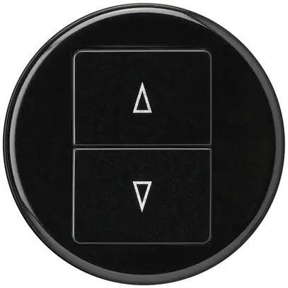 Interrupteur pour stores basico noir avec 2-touches bornes enf. 