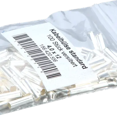 Embout d.câble Standard 4mm²/12mm ltn-Ag 