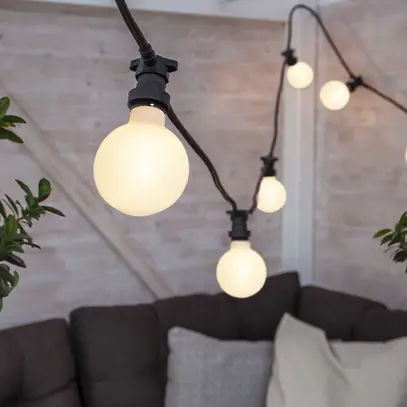 Lampada LED M. Schönenberger E27 1.2W 85lm 2700K 136mm G95 opale bianco 