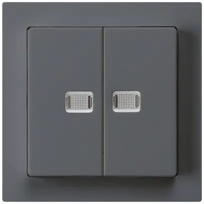 Kit frontale kallysto antracite con 2 lenti 60×60mm 