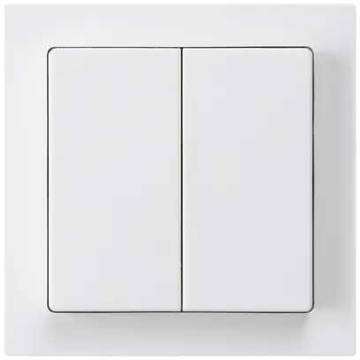 Tasto INC kallysto 2×A-R/1P bianco 