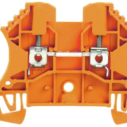 Borne de passage Weidmüller WDU connexion à vis 2.5mm² TS35 orange 