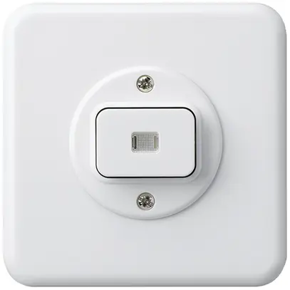 Kit frontale INC basico bianco con lente86×86mm 