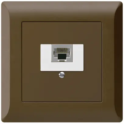 UP-Anschlussdose kallysto.line 1×RJ45s braun 