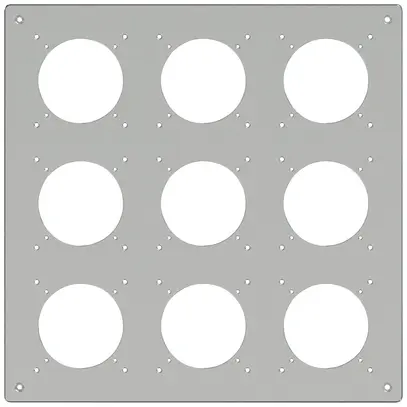 Intestazione INC ELEMENT SNAPFIX® 3×3 325×325mm alluminio 