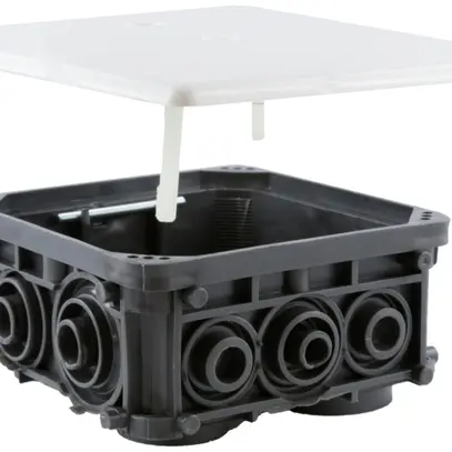 Scatola di derivazione Ammer con coperchio ingressi 2×M16 8×M20 6×M25 3×M32 