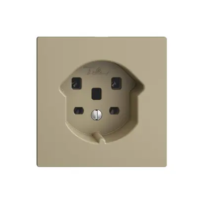 Prise ENC EDIZIOdue T25 16A sand, bornes à vis 