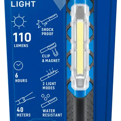 Lampe de poche LED VARTA Work Flex Pocket Light 110lm, avec 3×AAA, IPX4 