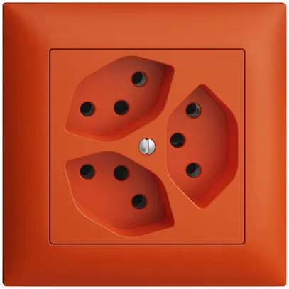 Prise ENC EDIZIOdue 3×T13 orange 
