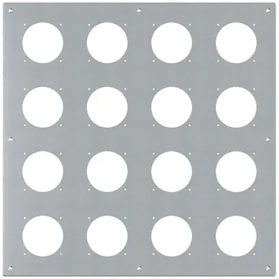 Placca d.montaggio INC robusto 4×4 alluminio, natura 