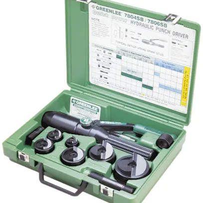 Kit di perforatrice idraulica a mano Greenlee Slug-Buster M16-M40 