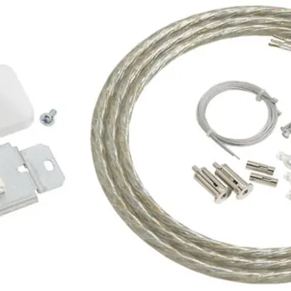 Kit de suspension Rana avec câble de raccordement 3×1.5mm² transparent, 1.5m 