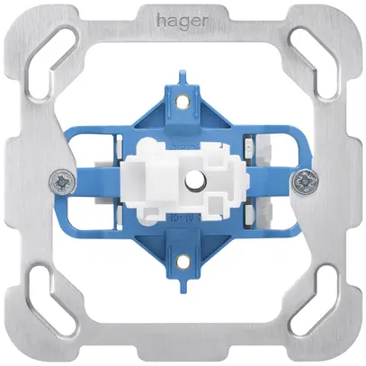 Inserto interruttore kallysto S3/1L con piastra di fissaggio 