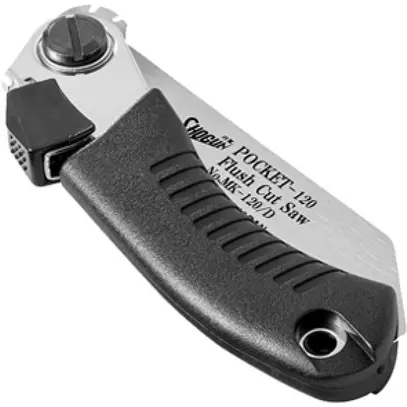 Scie de poche SHOGUN MK-120/V repliable 120×0.6×0.9mm 17/1" pour PVC 