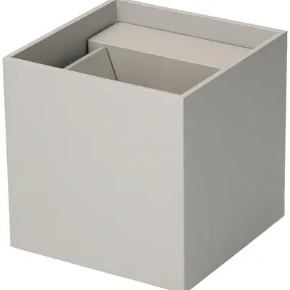 Applique LED maxLUCE BIG-BOX 6W 500lm 3000K 90° IP54 gris 