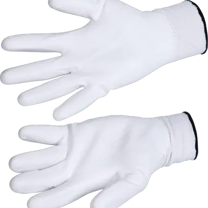 Arbeitshandschuhe weiss, Grösse 9 