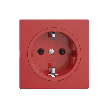 Presa SCHUKO EDIZIOdue F, 16A, 250VAC, L+N+PE berry 