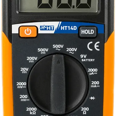 Digital-Multimeter Optec 500VACDC 200mA CAT III 300V 