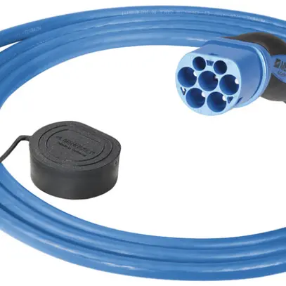 Cavo di carica MENN per E-Auto Mode3 T2 32A 3L 7.5m 220Ω 400V 