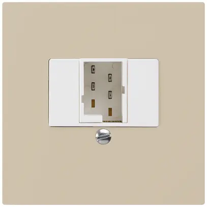 Insert pour prise de raccordement kallysto 1×TT83 beige 