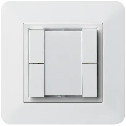 Pulsante multifunzionale INC kallysto.trend KNX RF 4×bianco 