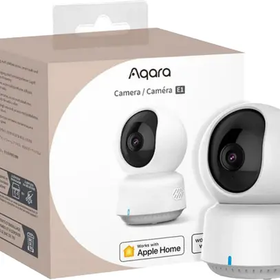 Caméra PT Aqara CH-C01E Wi-Fi MicroSD ≤512GB 1296p 101° 5VDC IR Ø69×104mm 