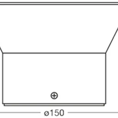 LED-Wandleuchte LEDVANCE SMART+ Eclipse 10W 250lm 3000K RGBW IP44 DIM Edelstahl 
