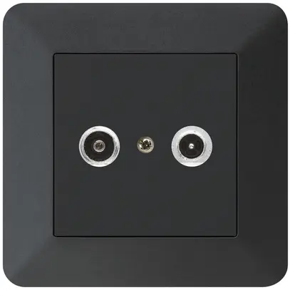 Prise antenne ENC kallysto.trend R/TV 14dB 2GHz noir 